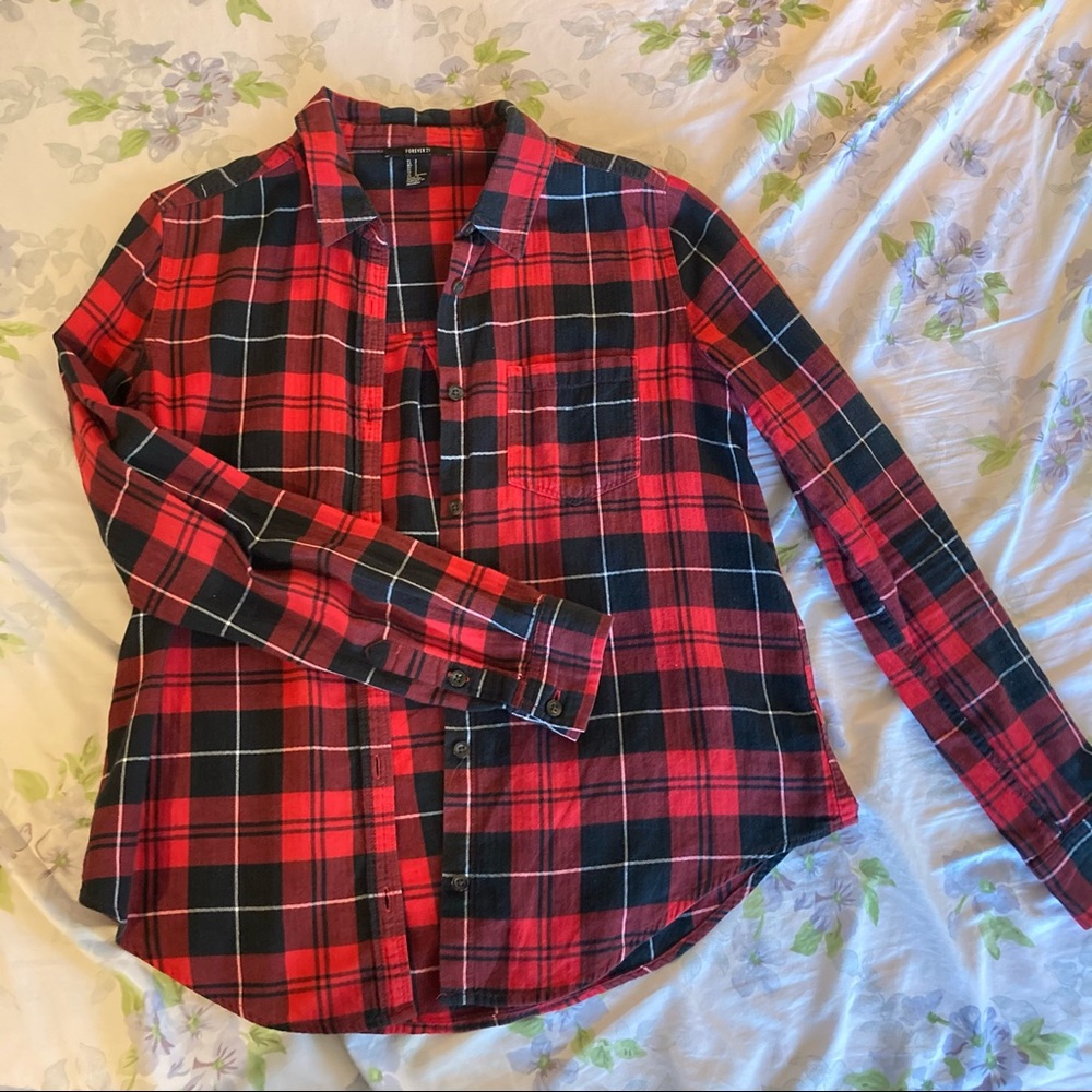 Forever 21 red flannel
